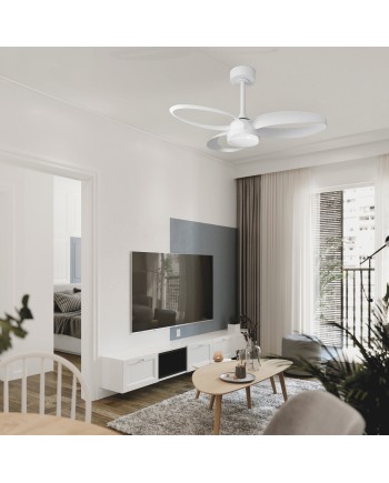 INFINITY FAN * Ventilador BLANCO LED 20W-3000K-5000K